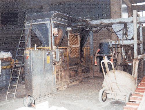 Plattenpresse Waschbeton